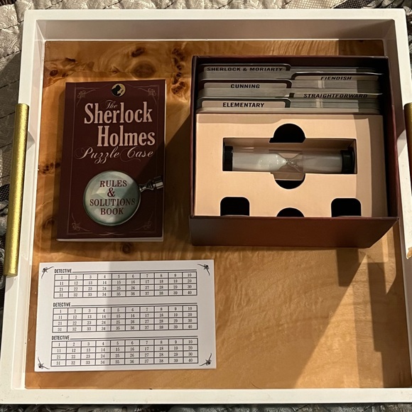 2 for 20!! The Sherlock Holmes Puzzle Case Game - Picture 6 of 14
